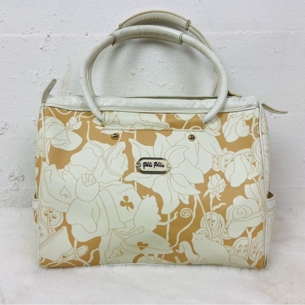 Folli Follie white & cream Alice in Wonderland Disney limited edition handbag